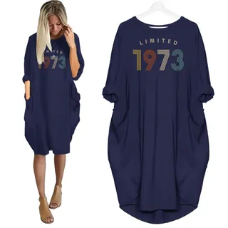 Limited Nightgown 1973 Birthday Pocket Dress – alternate