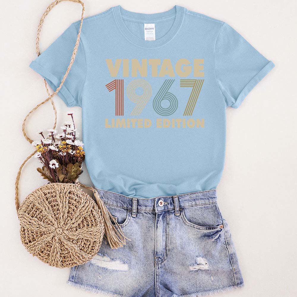 Vintage Limited 1967 Birthday T-Shirt