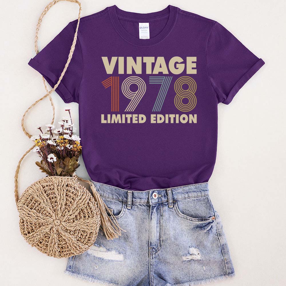 Vintage Limited 1978 Birthday T-Shirt
