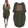Retro 1971 Birthday Pocket Dress