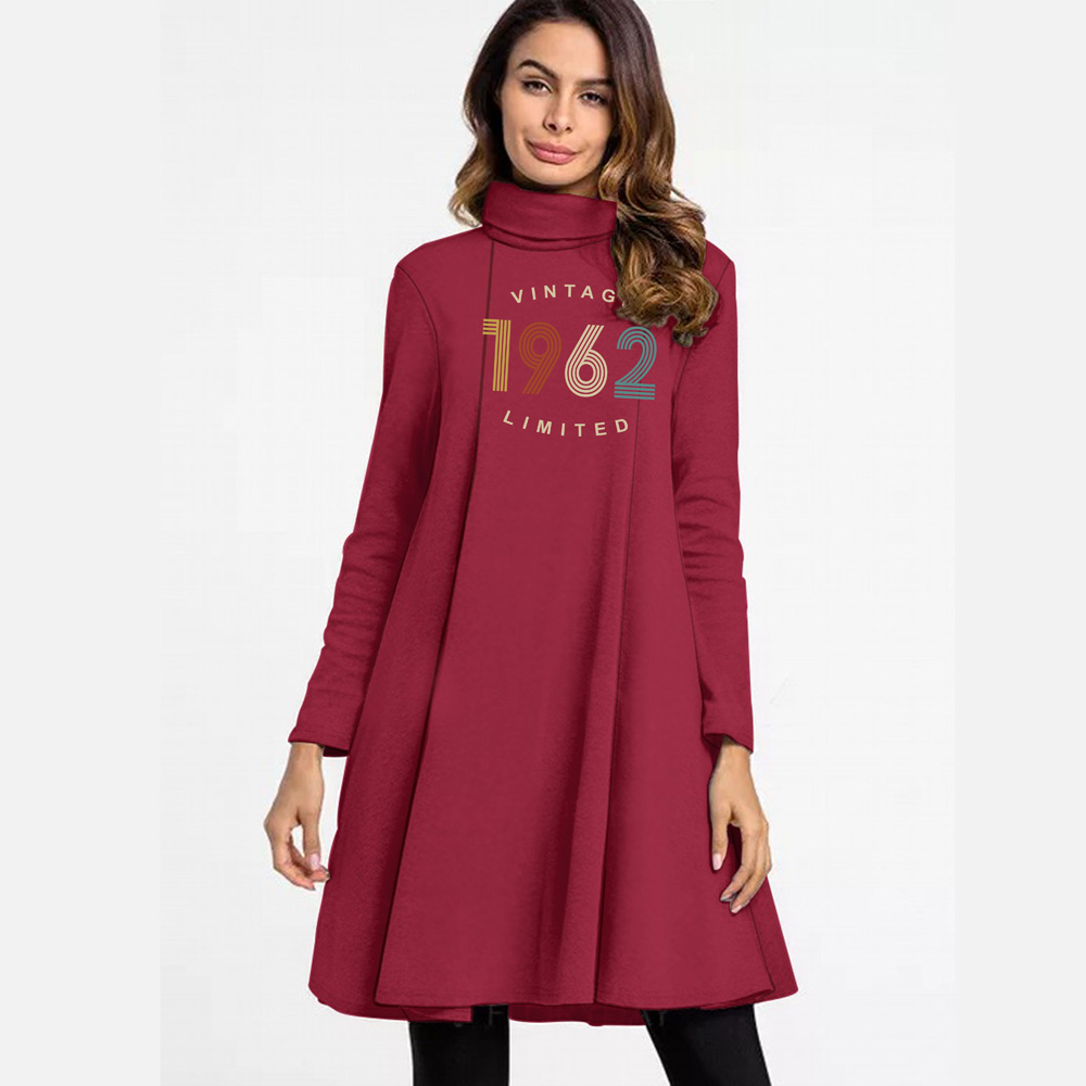 Limited Vintage 1962 Women's High Neck Dress Limited Vintage 1962 Women's High Neck Dress