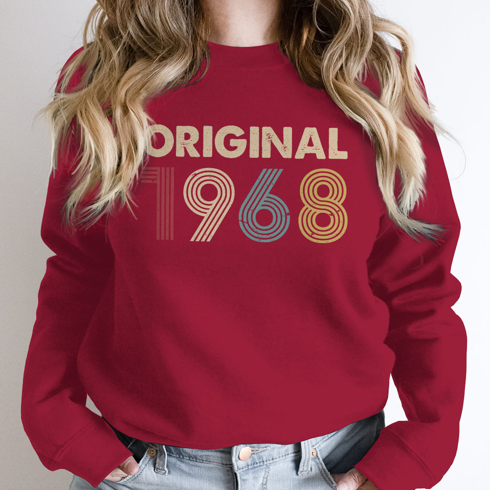 Original 1968 Birthday Sweatshirt Original 1968 Birthday Sweatshirt