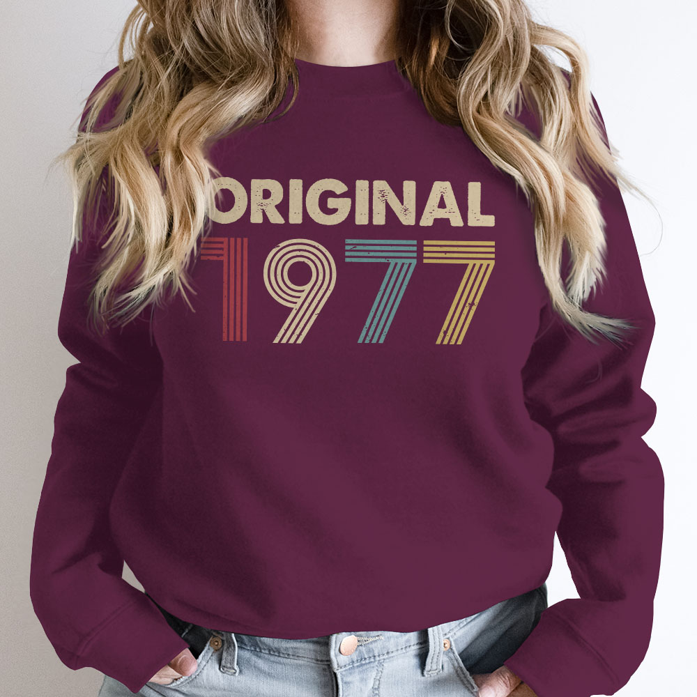 Original 1977 Birthday Sweatshirt