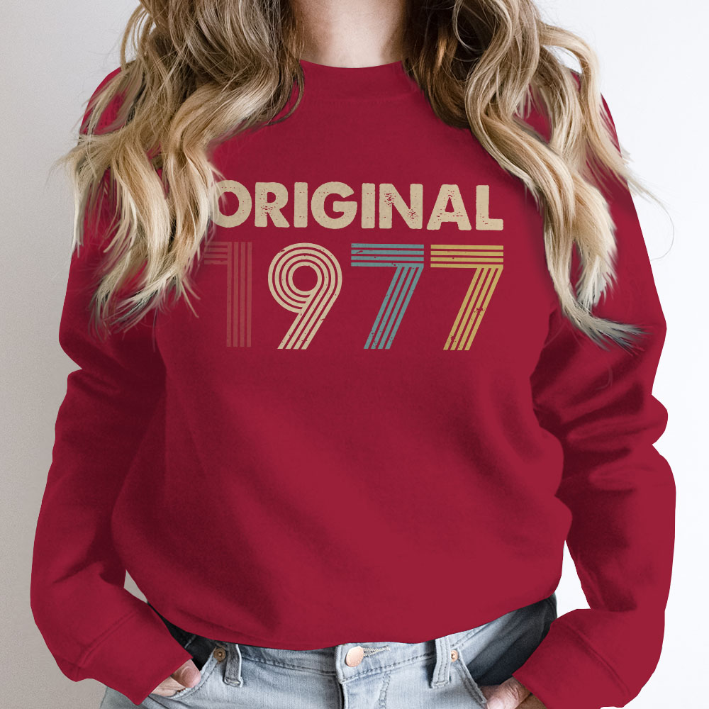 Original 1977 Birthday Sweatshirt