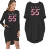 Hello 55 Birthday Pocket Dress