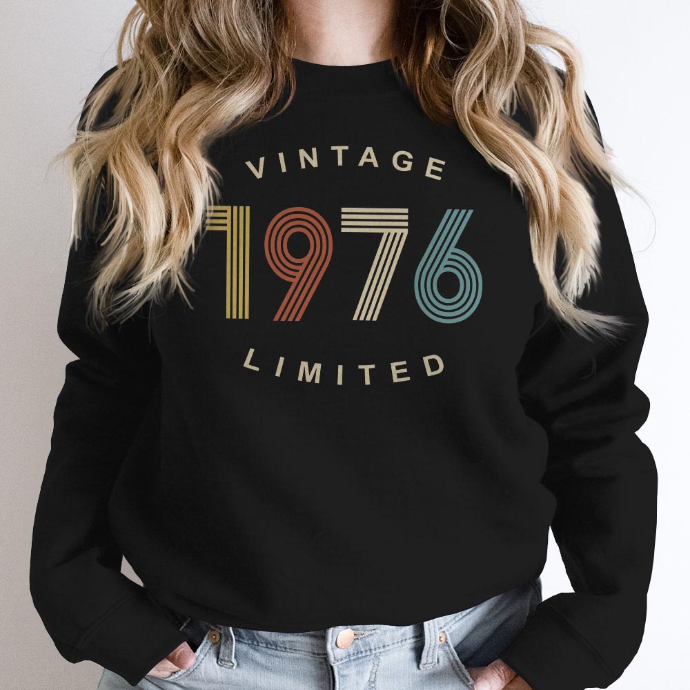 Limited Vintage 1976 Birthday Sweatshirt