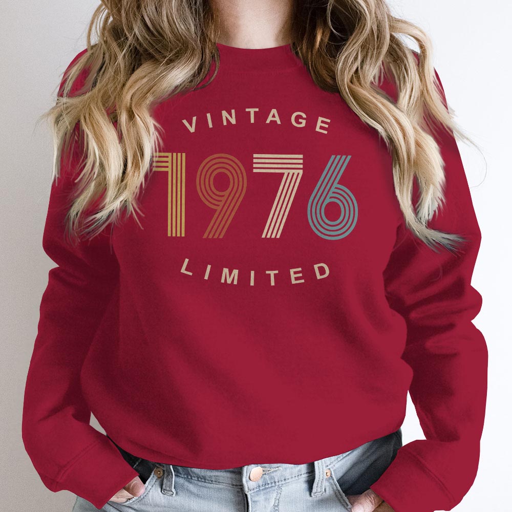Limited Vintage 1976 Birthday Sweatshirt