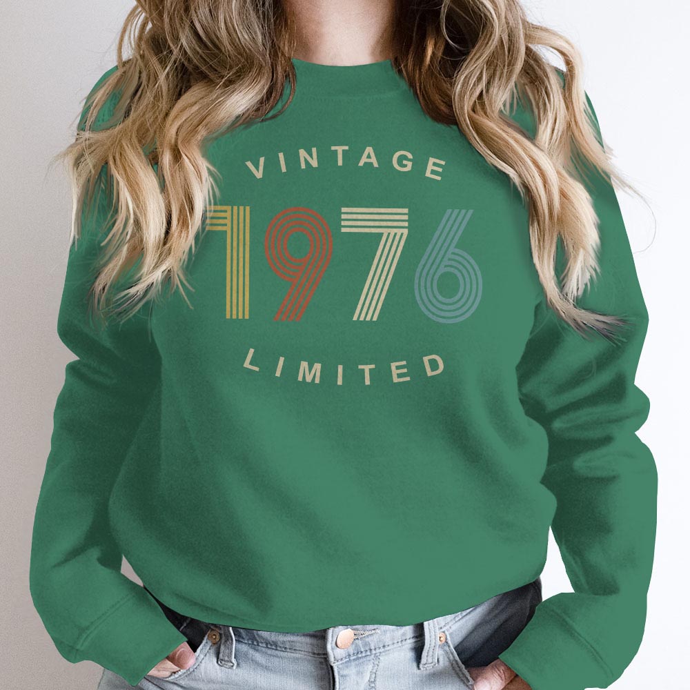 Limited Vintage 1976 Birthday Sweatshirt