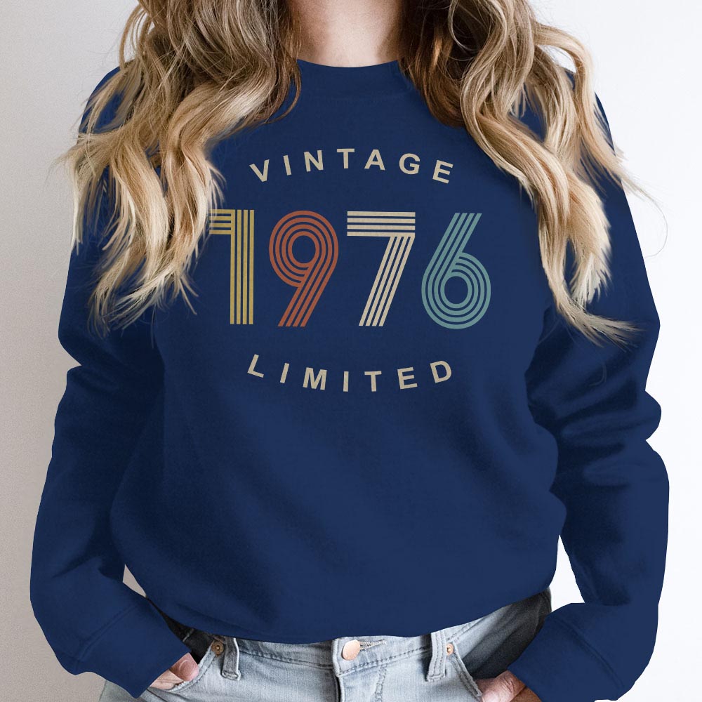Limited Vintage 1976 Birthday Sweatshirt
