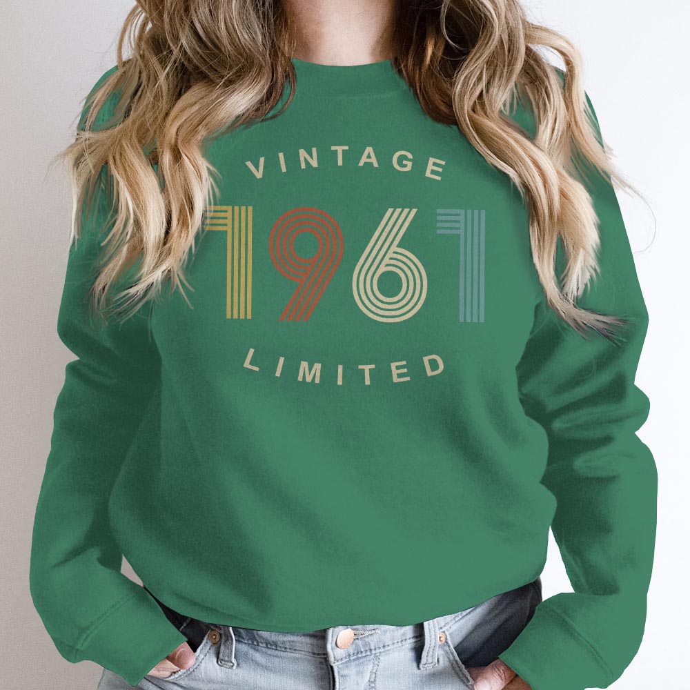 Limited Vintage 1961 Birthday Sweatshirt