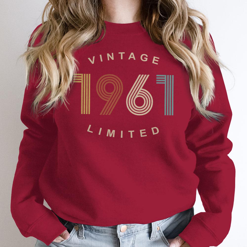 Limited Vintage 1961 Birthday Sweatshirt