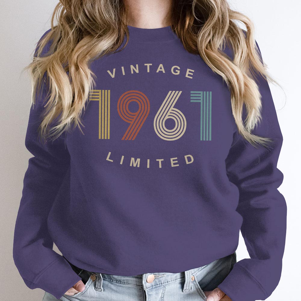 Limited Vintage 1961 Birthday Sweatshirt
