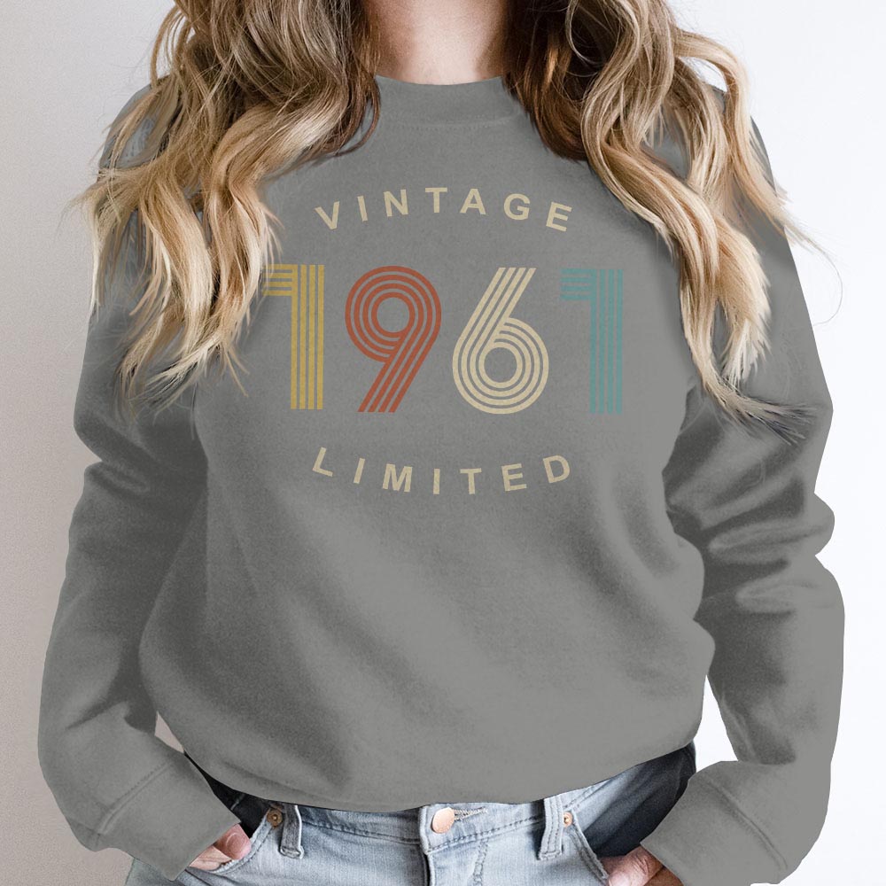Limited Vintage 1961 Birthday Sweatshirt