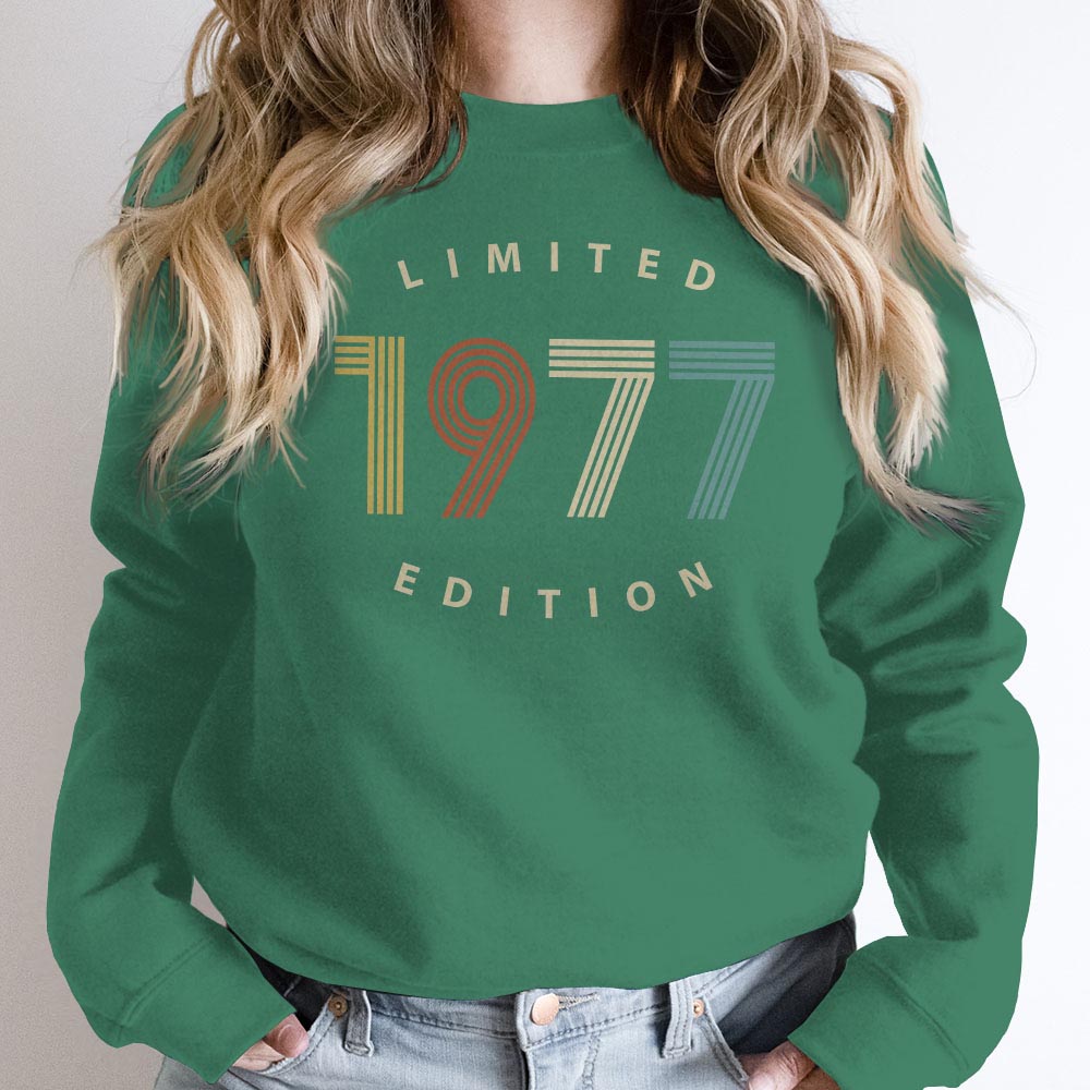 Limited Edition 1977 Birthday Sweatshirt Limited Edition 1977 Birthday Sweatshirt