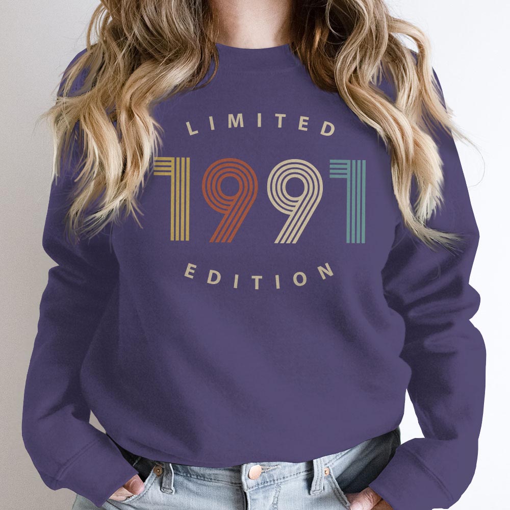 Limited Edition 1991 Birthday Sweatshirt Limited Edition 1991 Birthday Sweatshirt