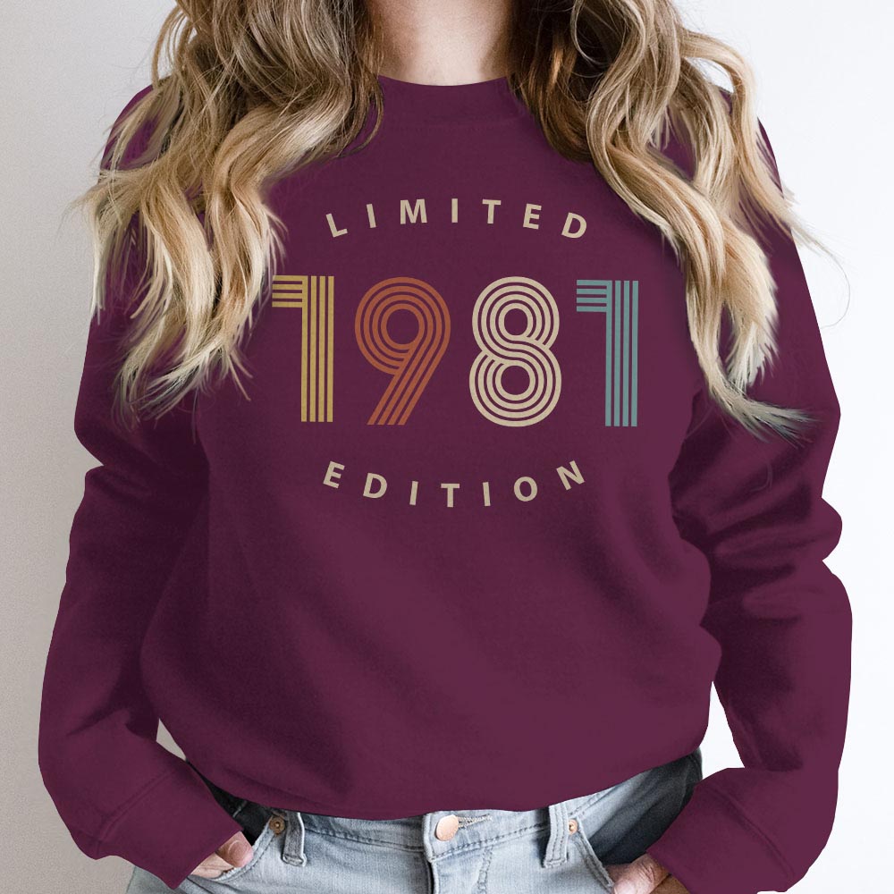Limited Edition 1981 Birthday Sweatshirt