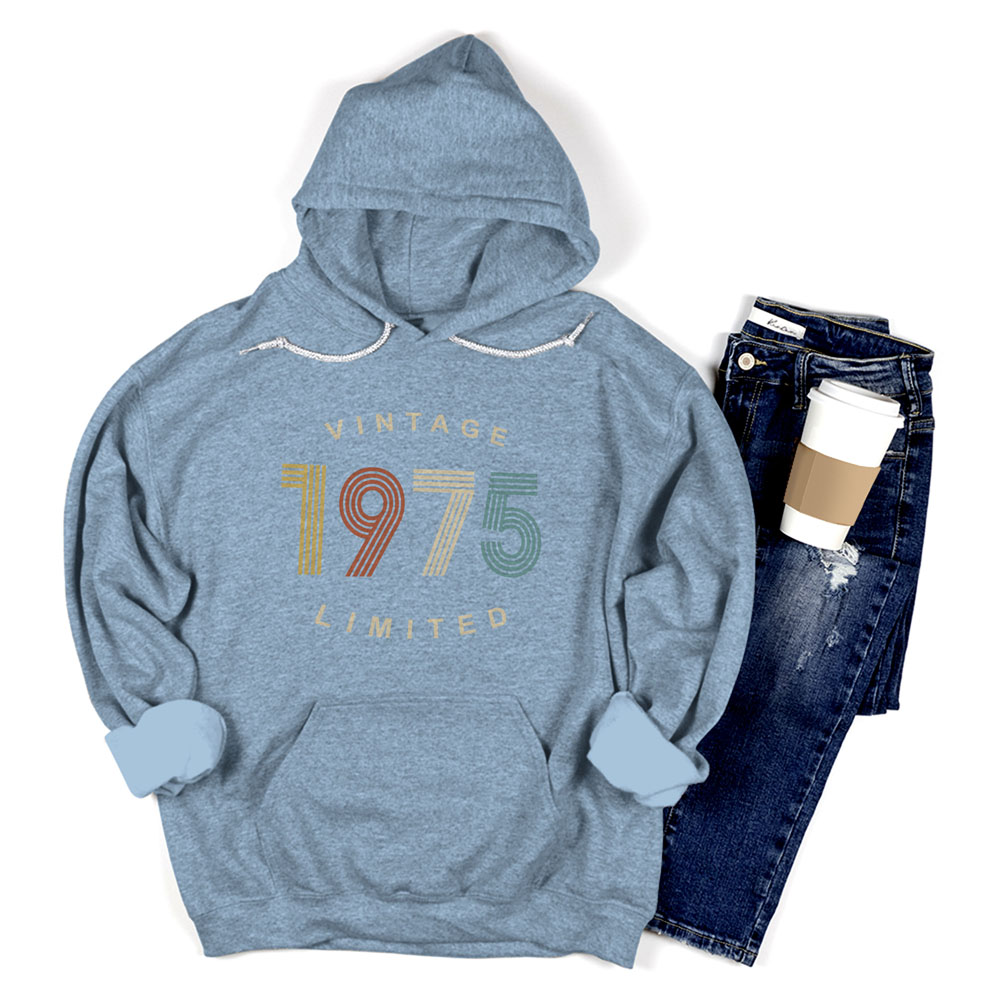 Limited Vintage 1975 Birthday Hoodie