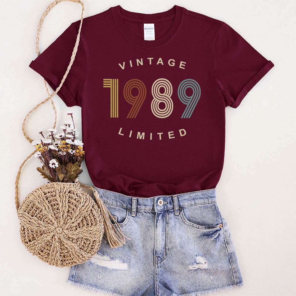 Limited Vintage 1989 Birthday T-Shirt