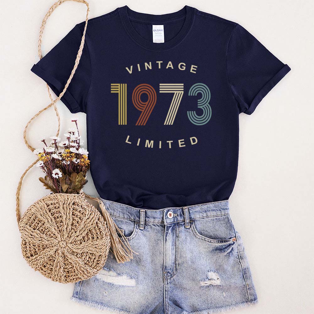 Limited Vintage 1973 Birthday T-Shirt Limited Vintage 1973 Birthday T-Shirt