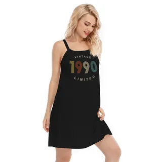 Limited Vintage 1990 Birthday Cami Dress