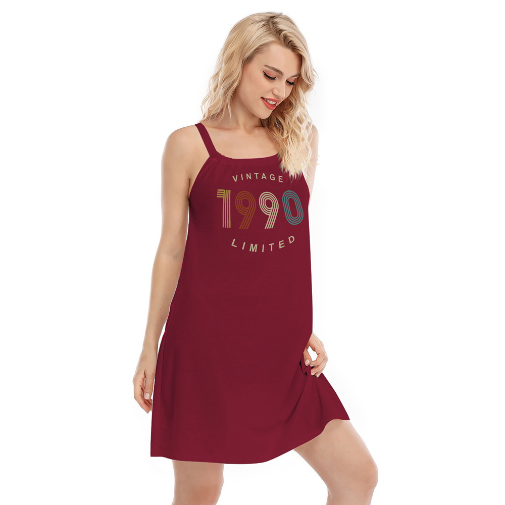Limited Vintage 1990 Birthday Cami Dress