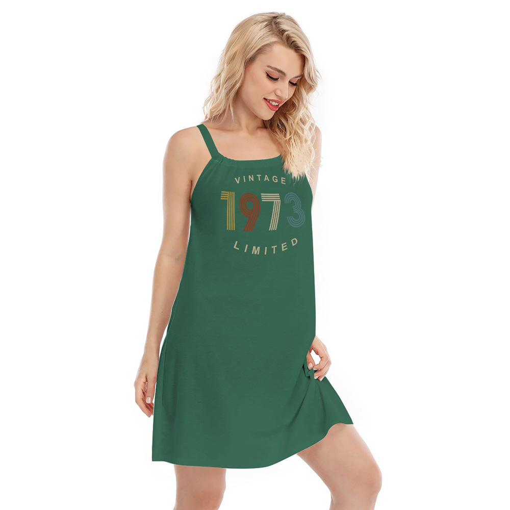 Limited Vintage 1973 Birthday Cami Dress
