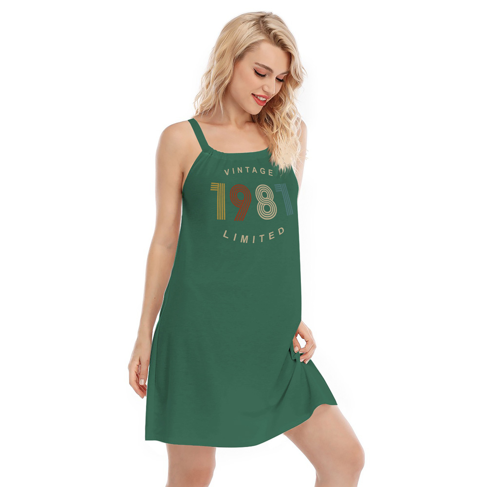 Limited Vintage 1981 Birthday Cami Dress