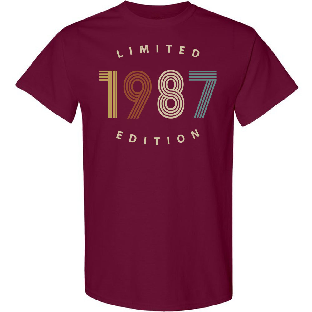 Limited 1987 Birthday T-Shirt Limited 1987 Birthday T-Shirt