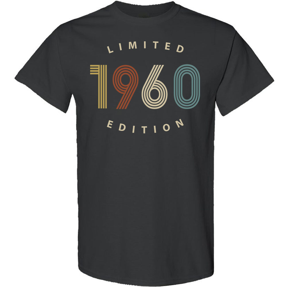 Limited 1960 Birthday T-Shirt Limited 1960 Birthday T-Shirt