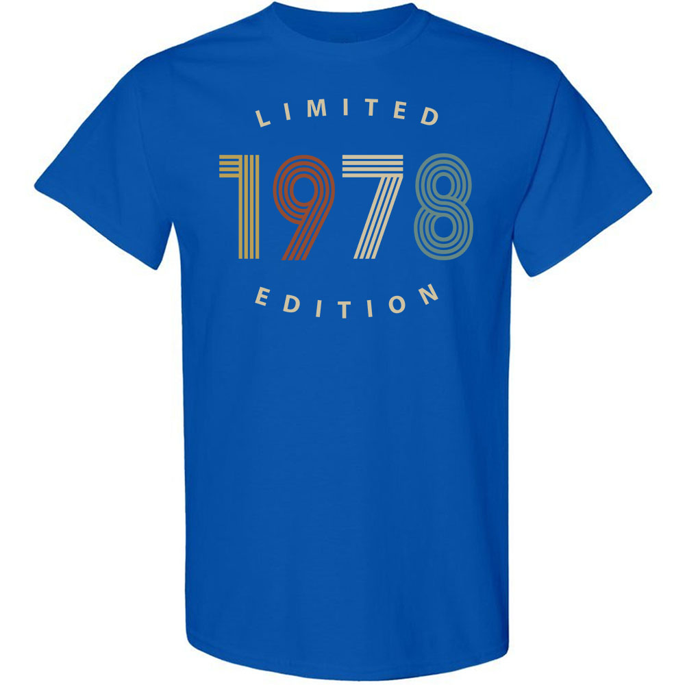 Limited 1978 Birthday T-Shirt Limited 1978 Birthday T-Shirt