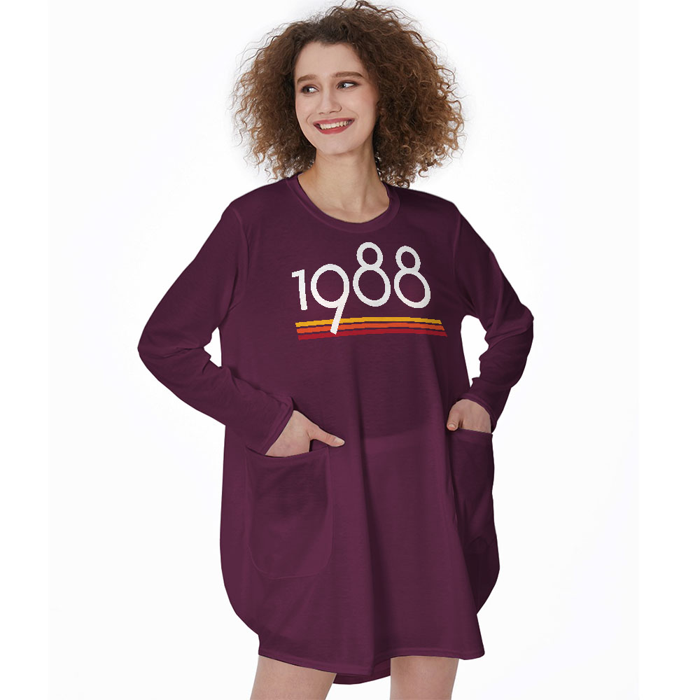 Best 1988 Birthday Pocket Dress Best 1988 Birthday Pocket Dress