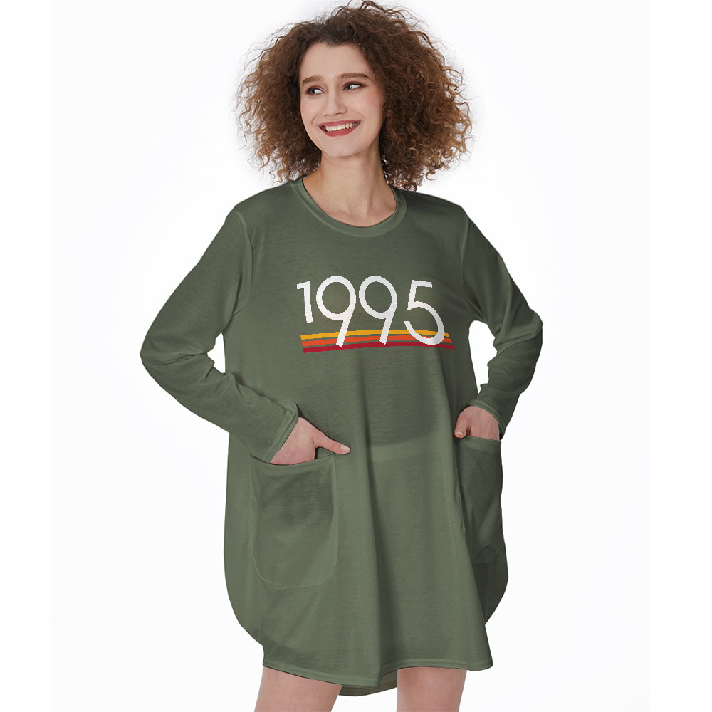 Best 1995 Birthday Pocket Dress