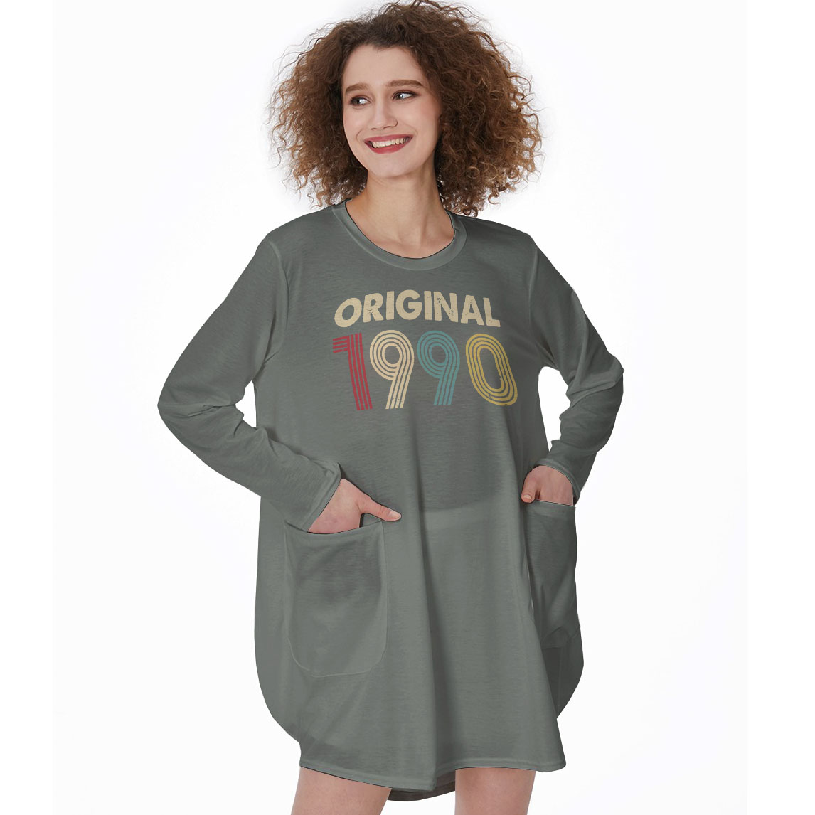 Original 1990 Birthday Pocket Dress Original 1990 Birthday Pocket Dress