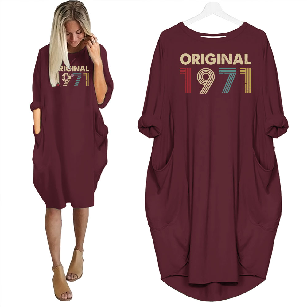 Original 1971 Birthday Pocket Dress Original 1971 Birthday Pocket Dress