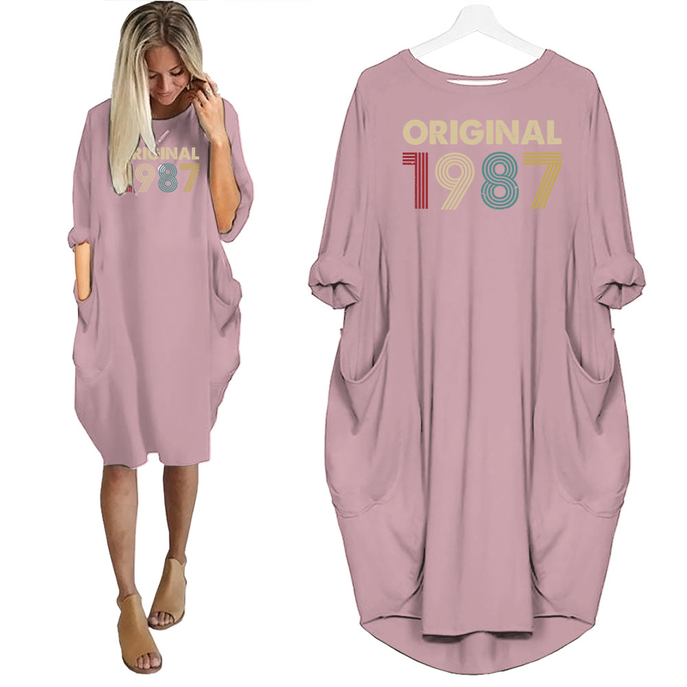 Original 1987 Birthday Pocket Dress Original 1987 Birthday Pocket Dress