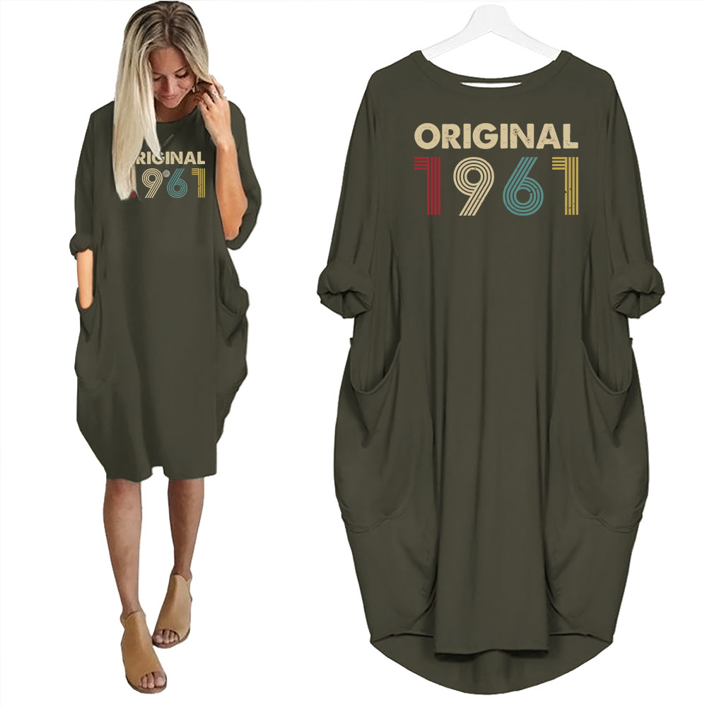 Original 1961 Birthday Pocket Dress