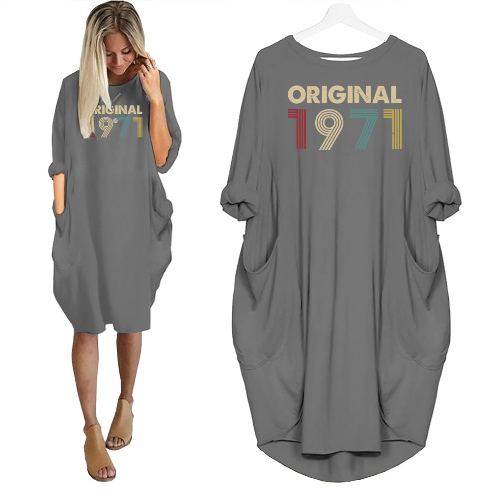 Original 1971 Birthday Pocket Dress Original 1971 Birthday Pocket Dress