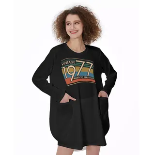 Aged To Perfection 1977 Pocket Dress