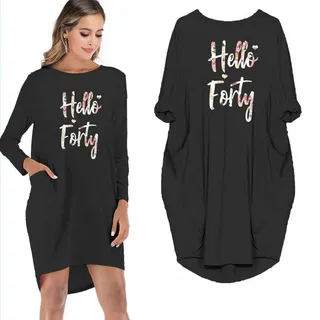 Hello Forty Pocket Dress