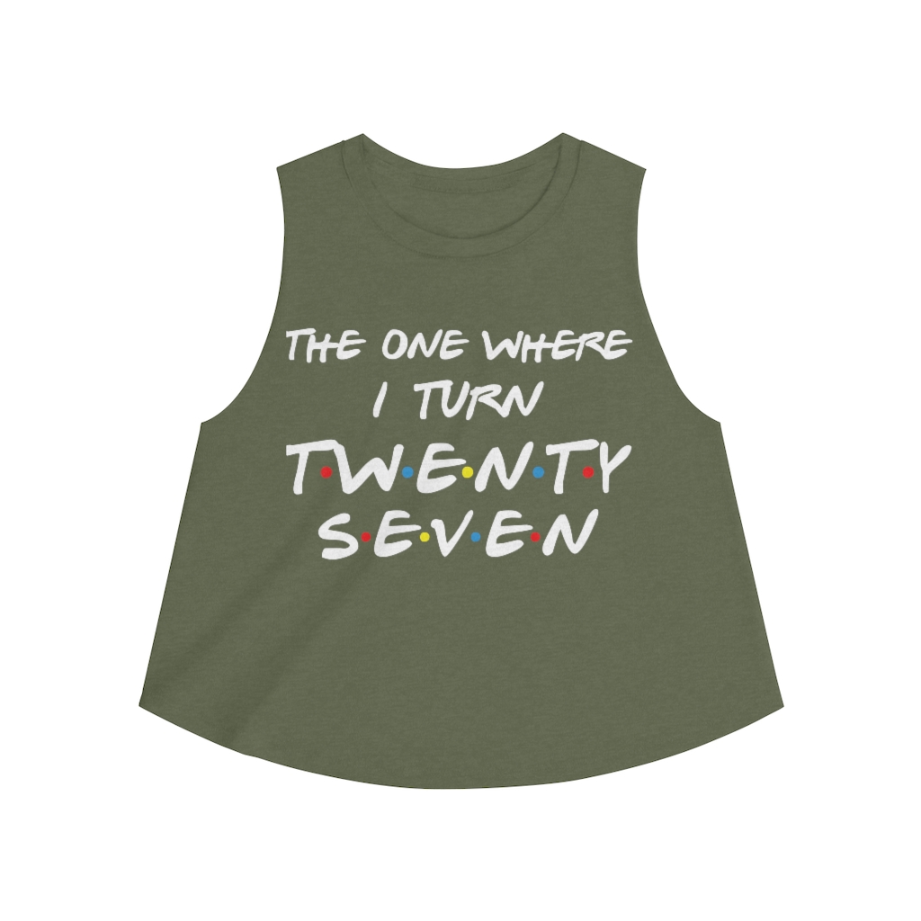 27th Birthday gift ideas for girls| The One Where I Turn 27 - Women's Crop top