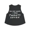 27th Birthday gift ideas for girls| The One Where I Turn 27 - Women's Crop top
