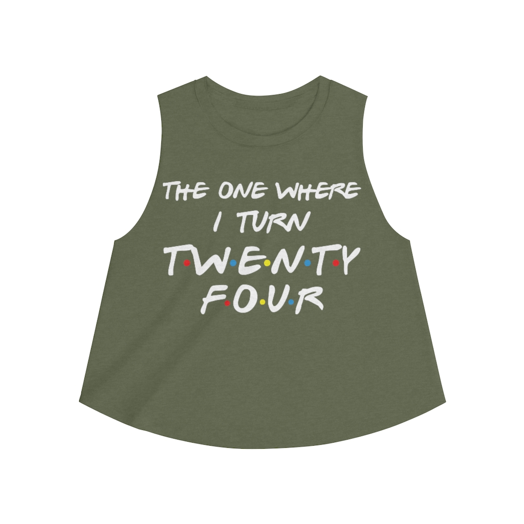 24th Birthday gift ideas for girls| The One Where I Turn 24 - Women's Crop top