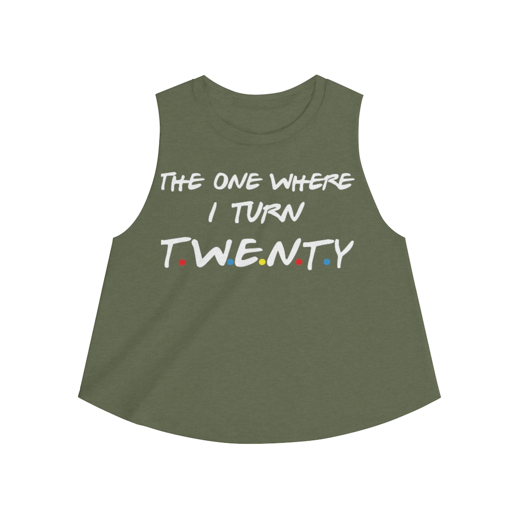 20th Birthday gift ideas for girls| The One Where I Turn 20 - Women's Crop top