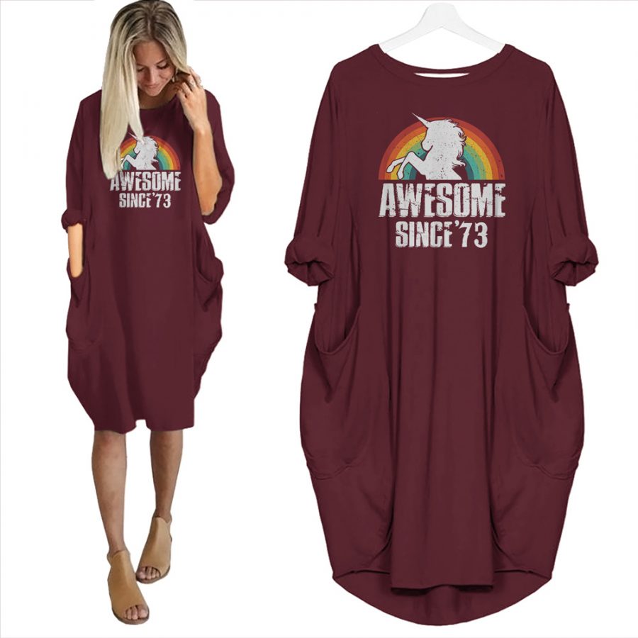 Awesome Since 1973 Limited Edition Pocket Dress