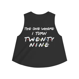 29th Birthday gift ideas for girls| The One Where I Turn 29 - Women's Crop top – alternate