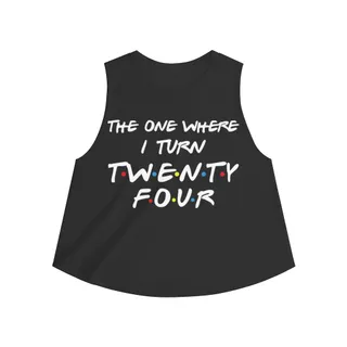 24th Birthday gift ideas for girls| The One Where I Turn 24 - Women's Crop top – alternate