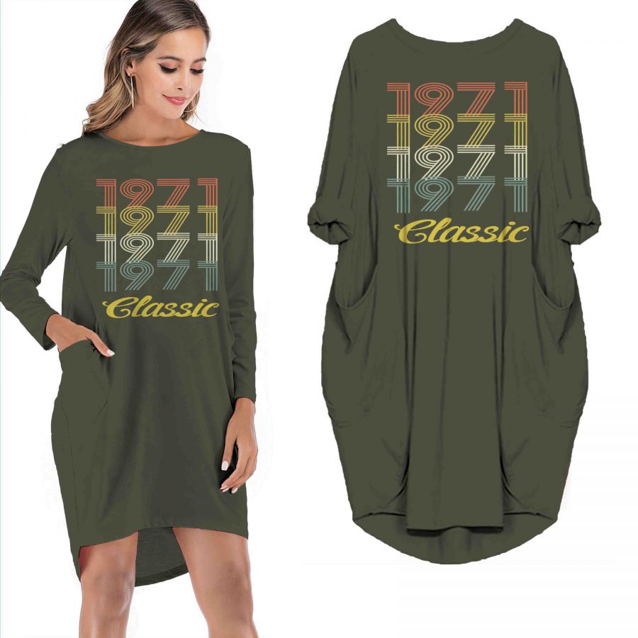 Birthday Outfits 1971 Classic Limited Edition Pocket Dress