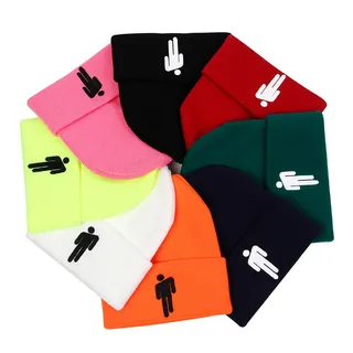 Hip-hop Casual Embroidery Beanie