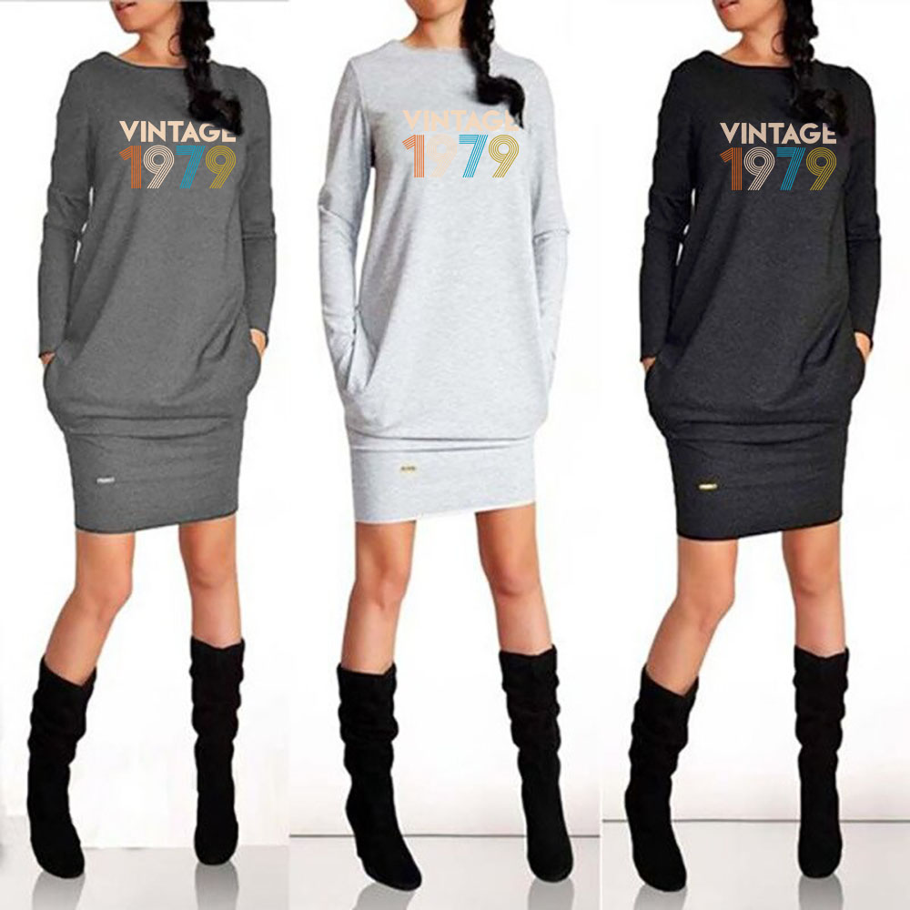 41th Birthday Shirt Gift Ideas for Women Vintage 1979 Pocket Dress 41th Birthday Shirt Gift Ideas for Women Vintage 1979 Pocket Dress