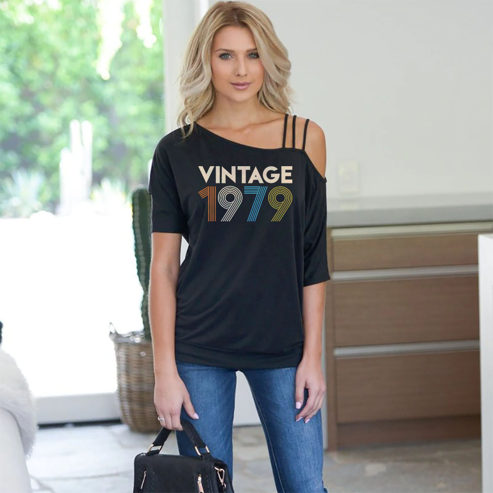 Vintage 1979 New Off Shoulder Shirt